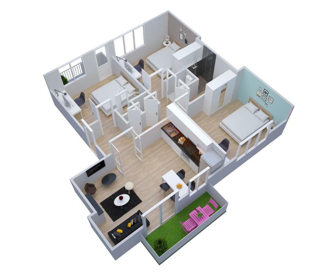 Smile Apparts - Appartements - Au Coeur De Lorient - Au Calme - Tout Confort Екстер'єр фото